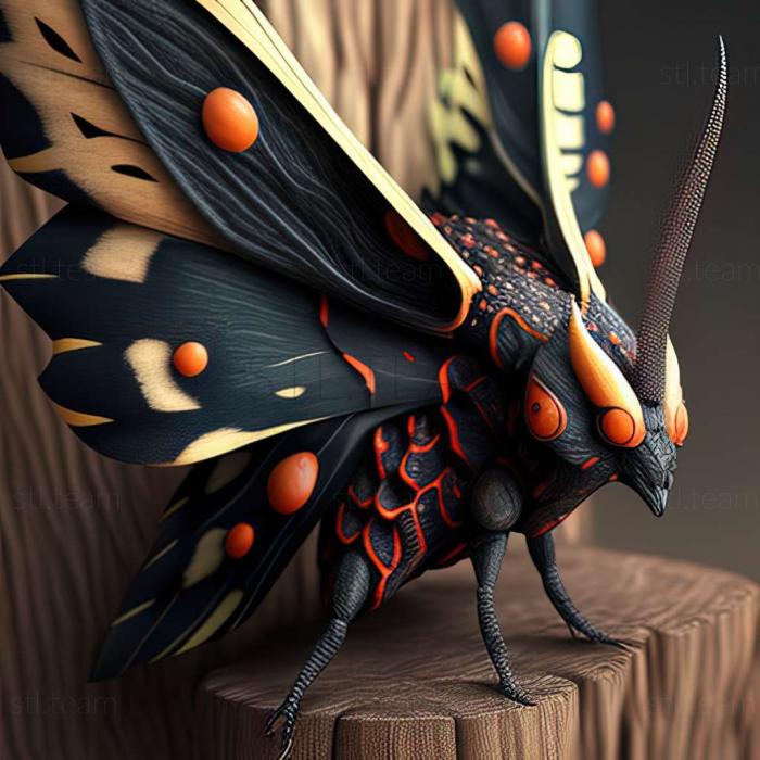 3D модель Parides gundlachianus (STL)